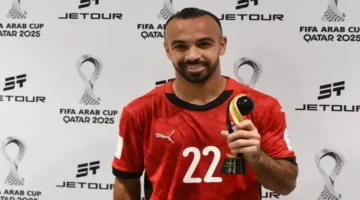 أفشة يحسم جائزة أفضل لاعب في مباراة مصر والكويت بكأس العرب